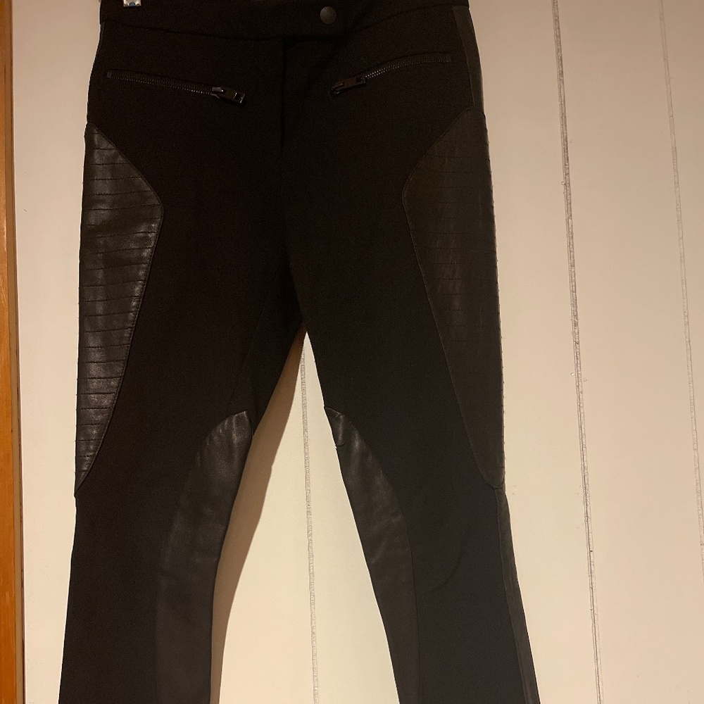Fabulous & Stylish Rag & Bone Pants with Leather Patches